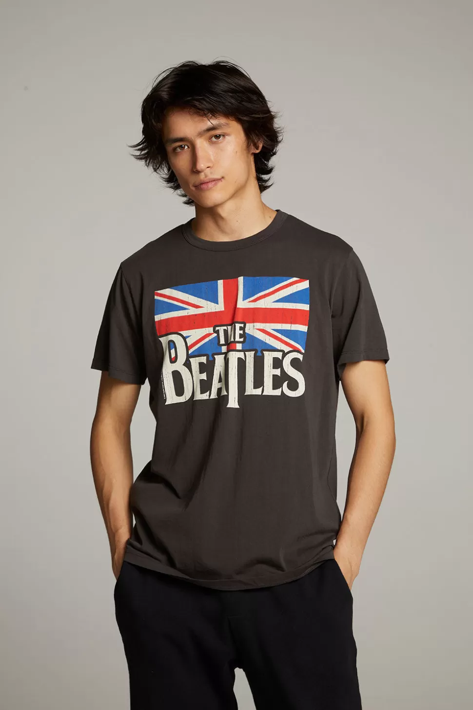 Chaser Brand The Beatles Union Jack Crew Neck Tee Sale