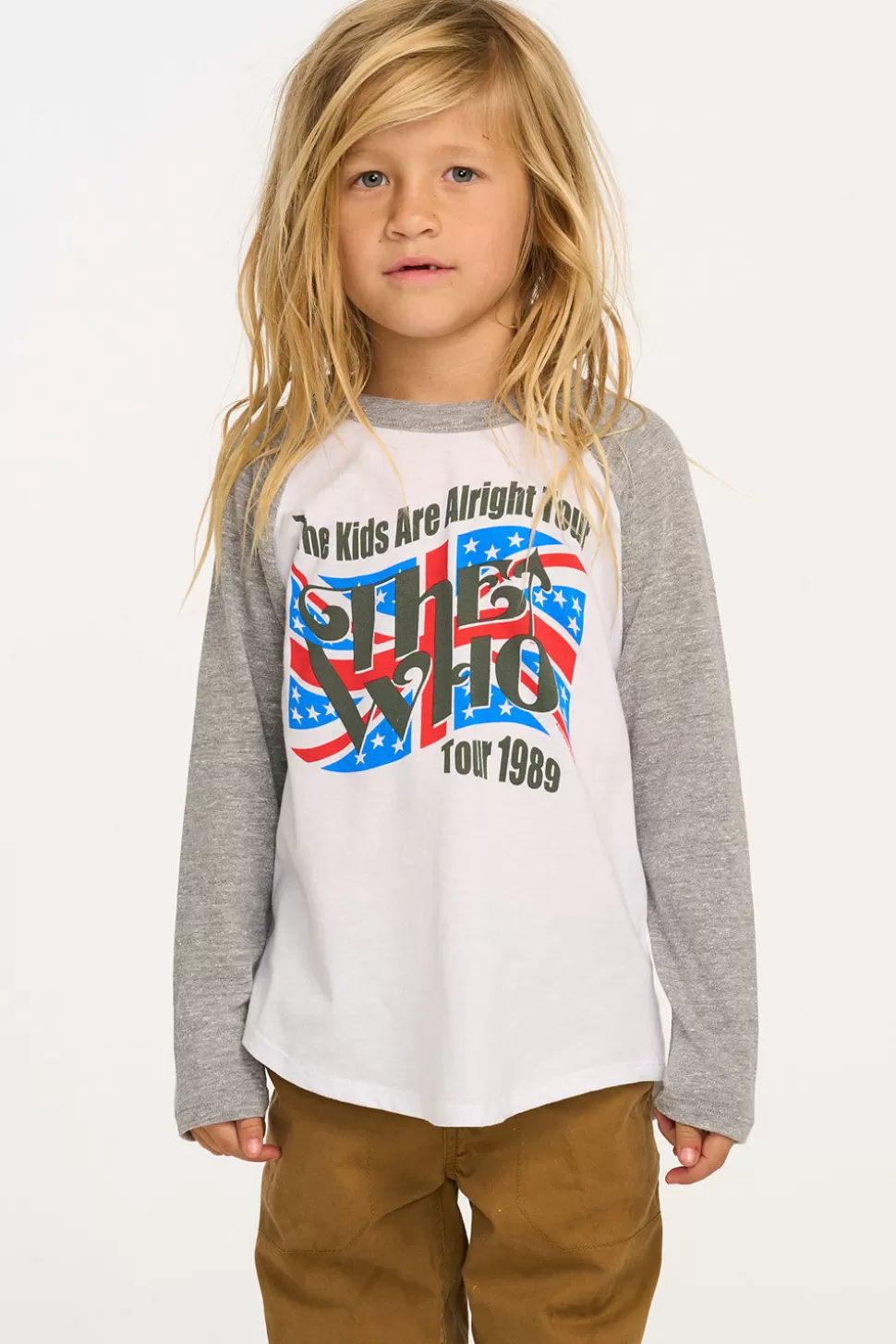 Chaser Brand The Who The Kids Are Alright Tour Baseball Tee Flash Sale