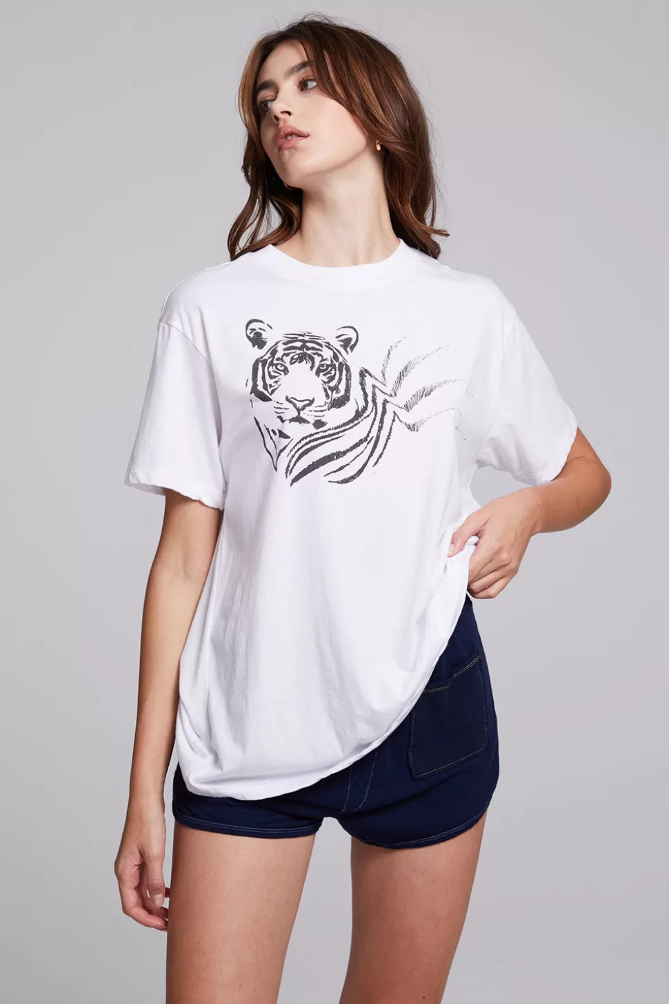 Chaser Brand Tiger Sketch Tee Flash Sale