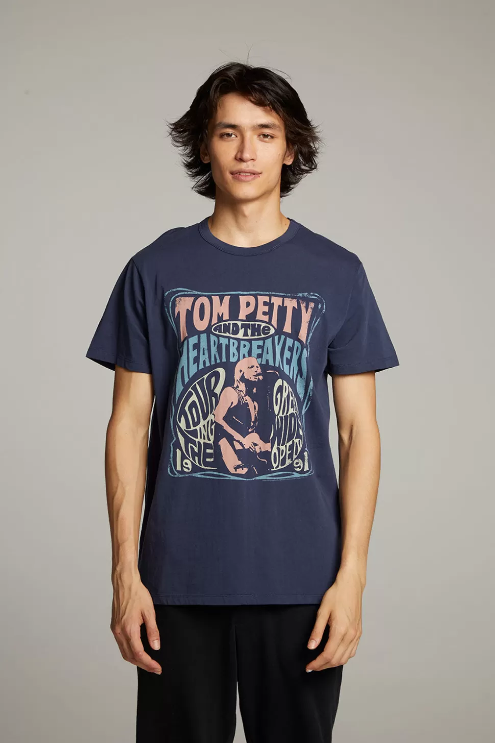 Chaser Brand Tom Petty Great Wide Open Crew Neck Tee Discount