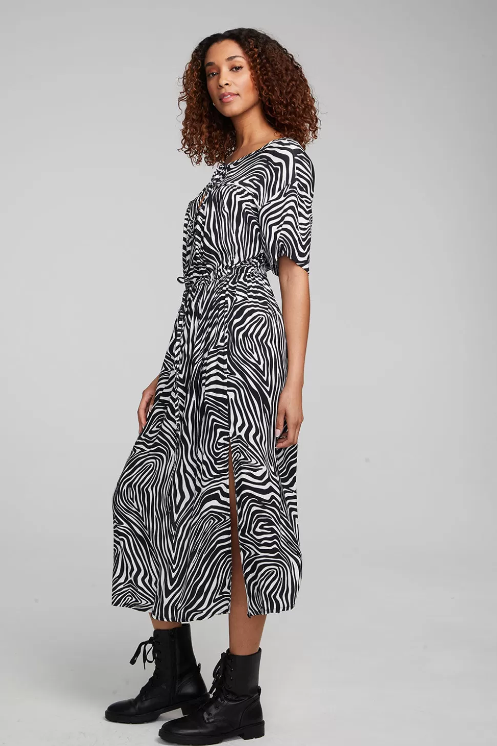 Chaser Brand Turner Wild Thing Midi Dress Sale