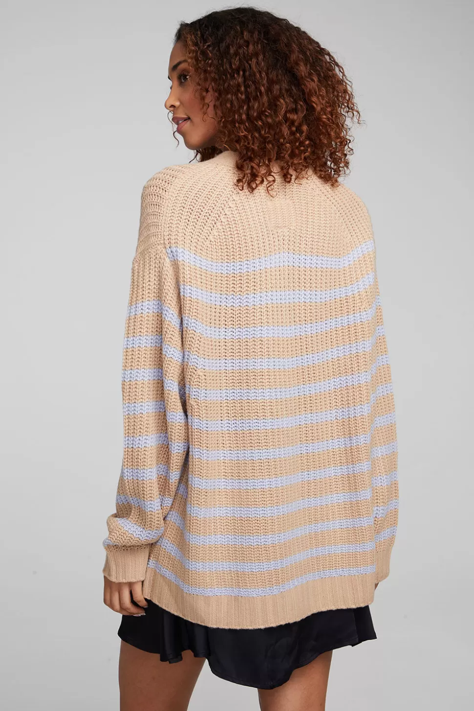 Chaser Brand Vibe Fairfax Stripe Cardigan Cheap