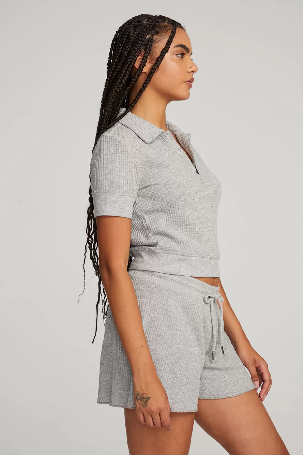 Chaser Brand Victoria Grey Marl Pullover Outlet