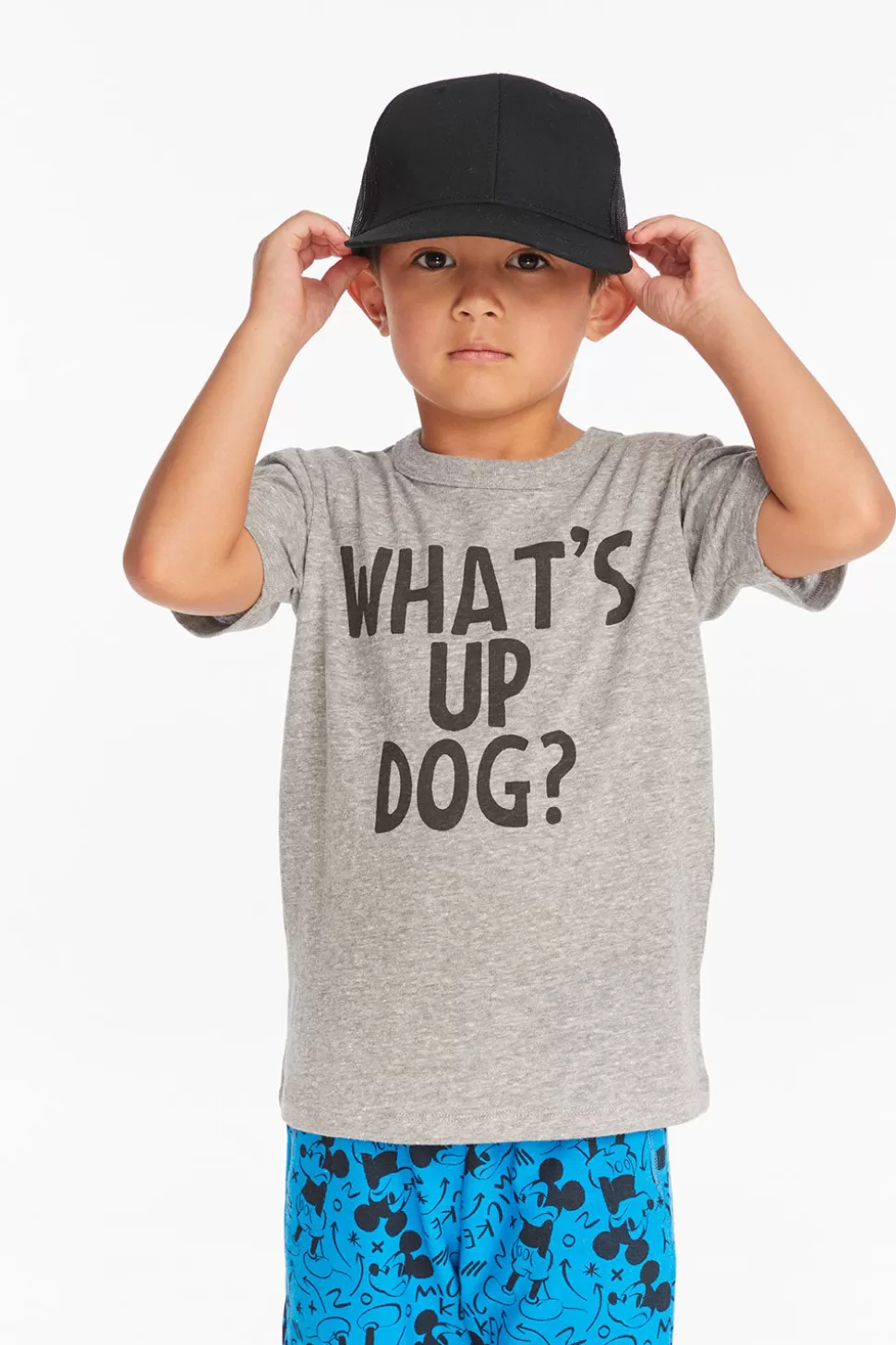 Chaser Brand What's Up Dog Boys Crew Neck Tee New