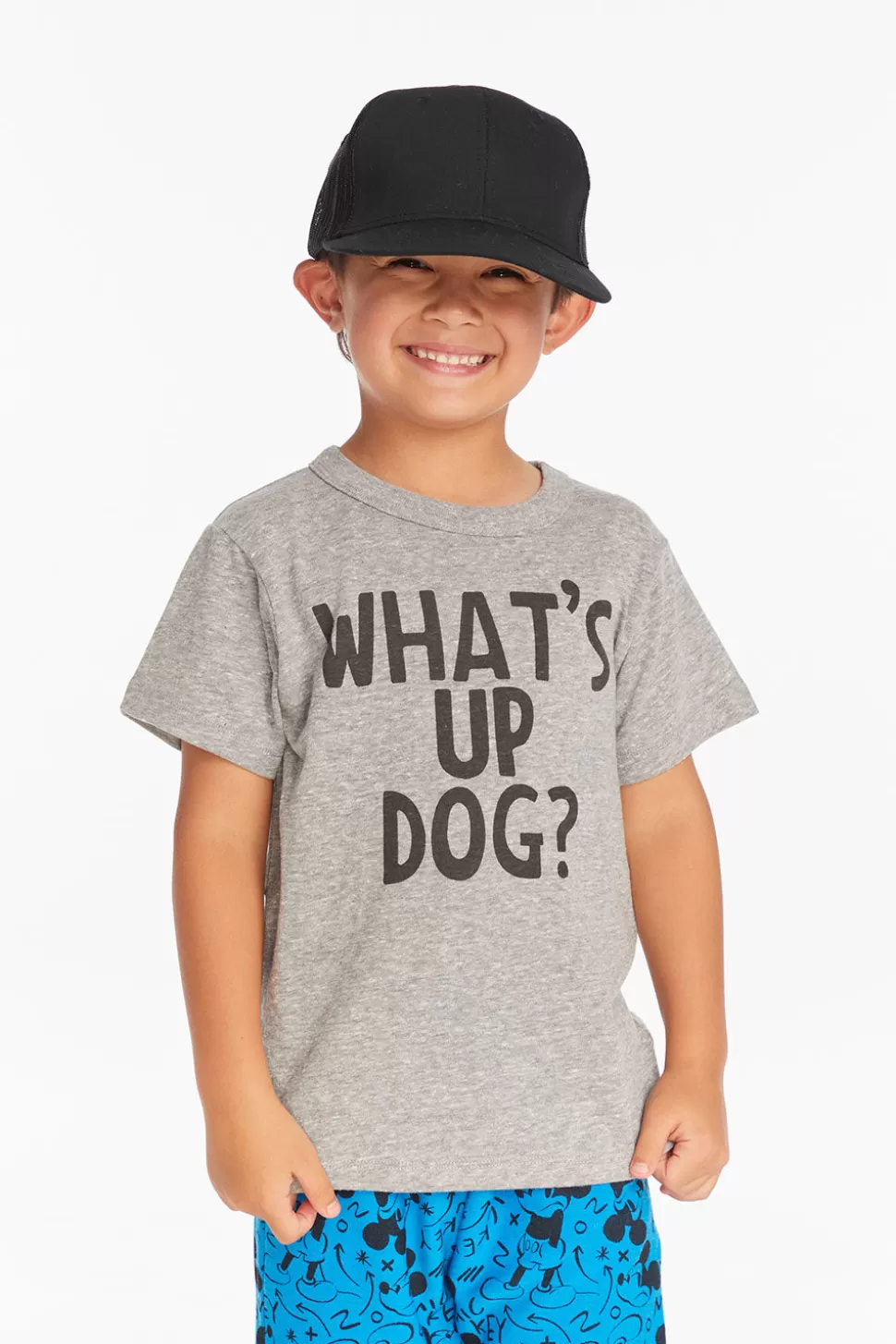 Chaser Brand What's Up Dog Boys Crew Neck Tee New