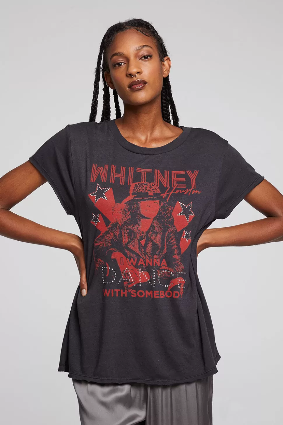 Chaser Brand Whitney Houston I Wanna Dance With Somebody Tee Flash Sale