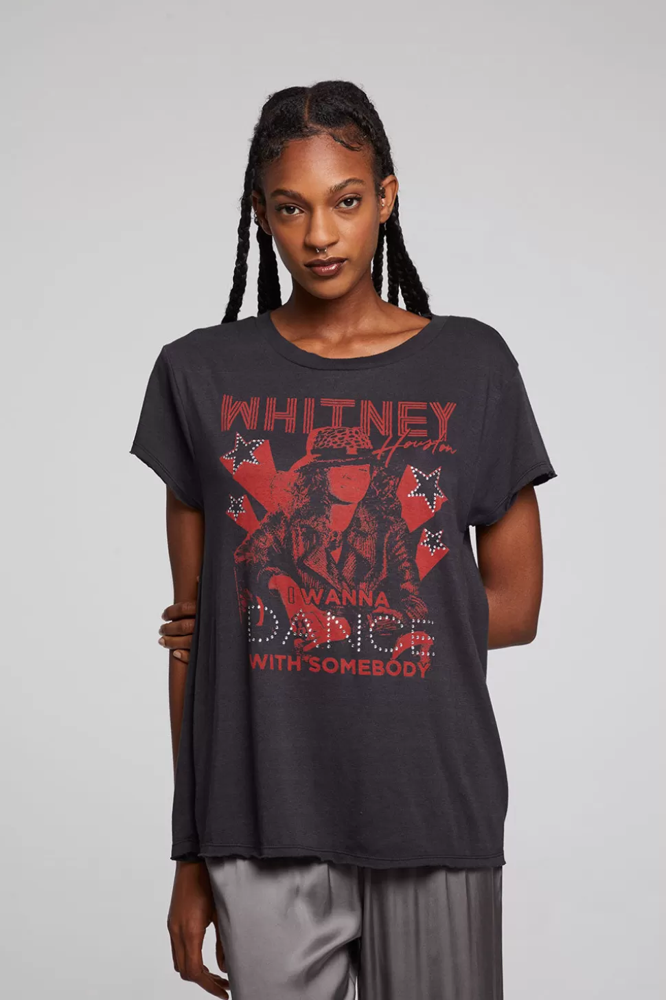 Chaser Brand Whitney Houston I Wanna Dance With Somebody Tee Flash Sale