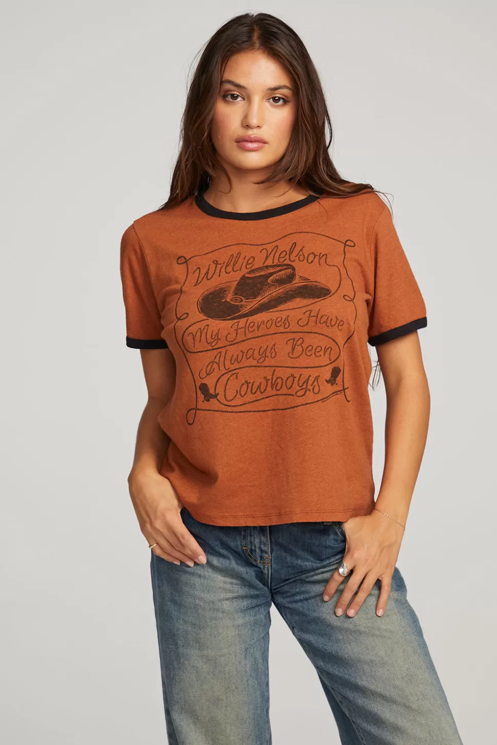 Chaser Brand Willie Nelson Cowboys Tee Fashion