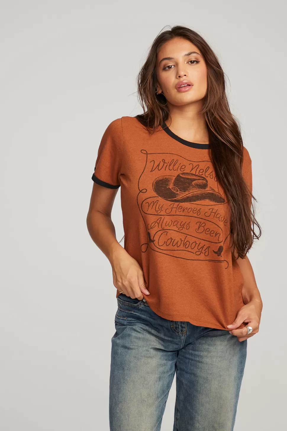 Chaser Brand Willie Nelson Cowboys Tee Fashion