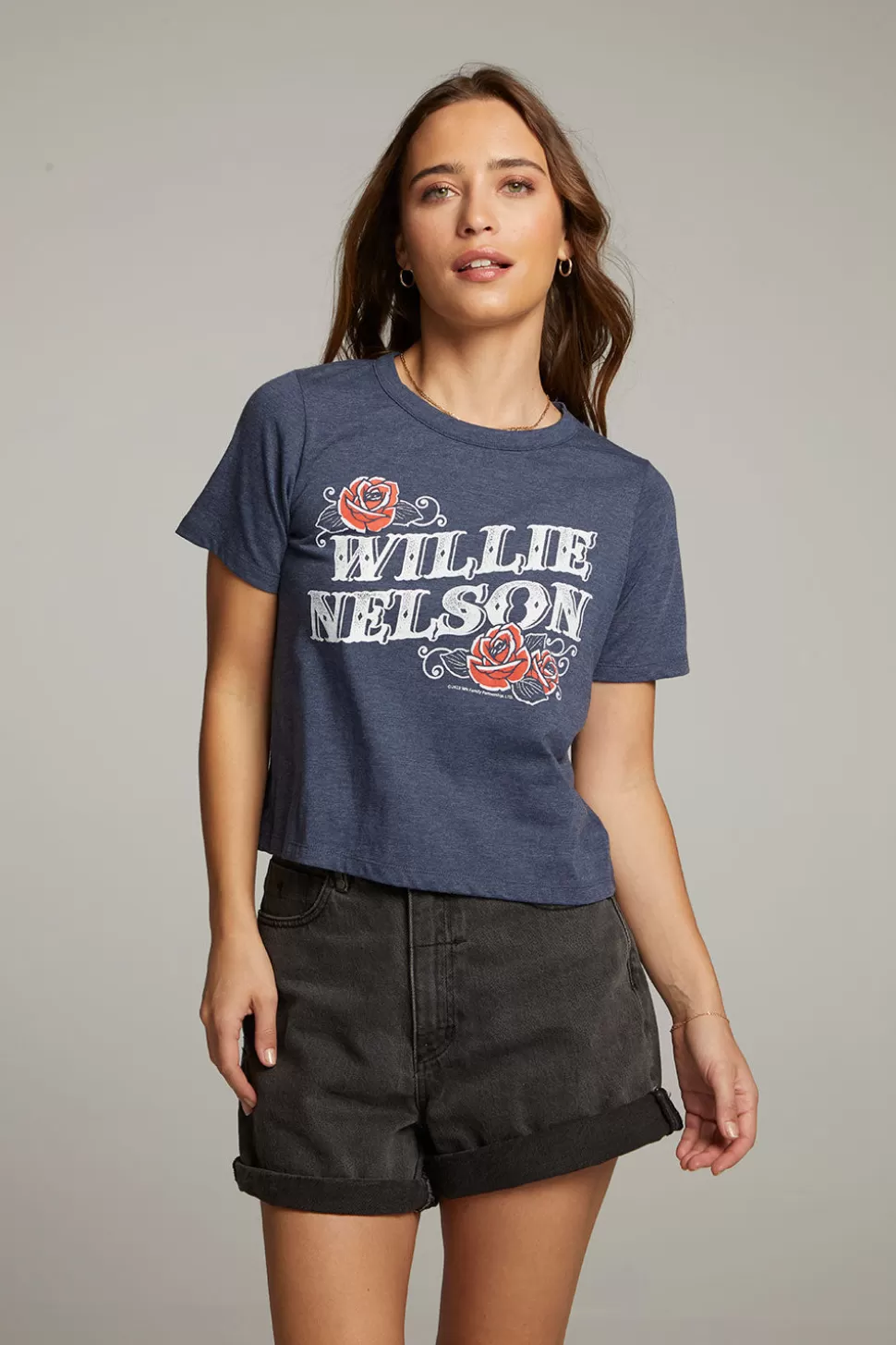 Chaser Brand Willie Nelson Roses Tee Store