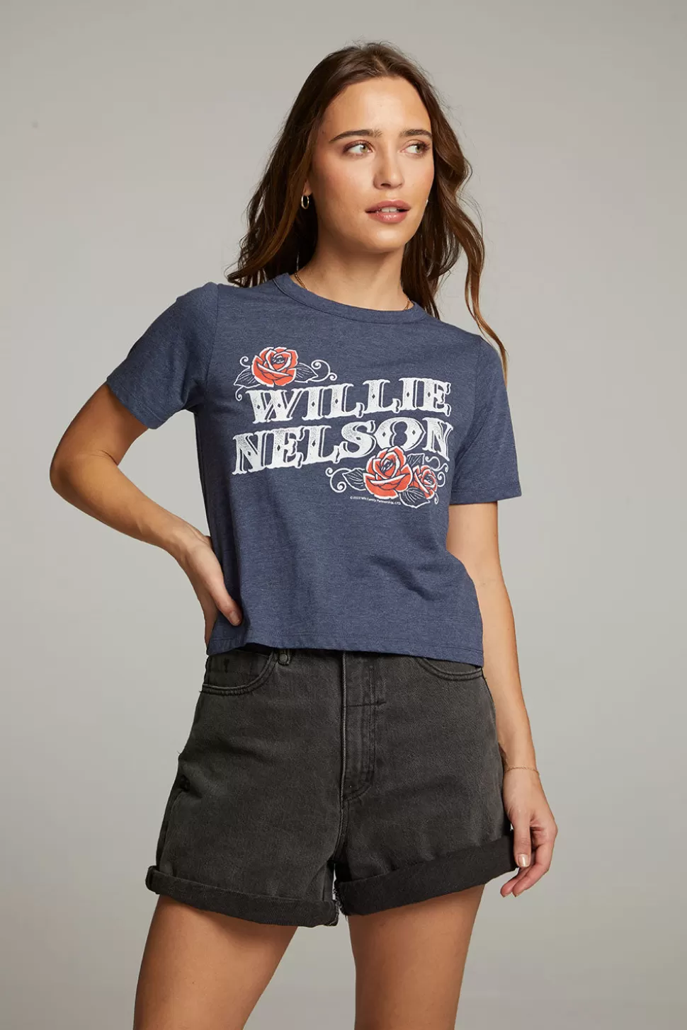 Chaser Brand Willie Nelson Roses Tee Store