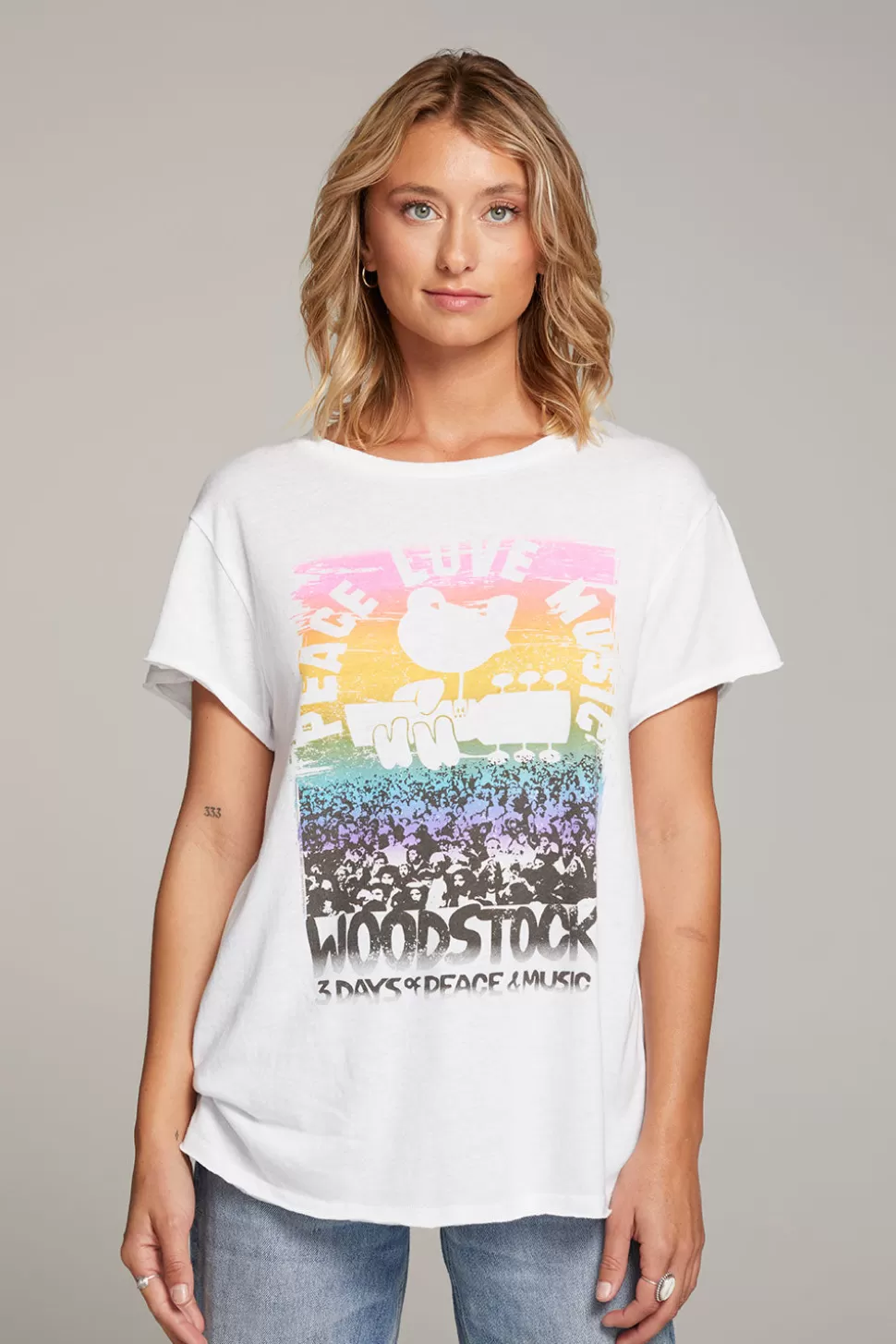 Chaser Brand Woodstock Peace Love Music Tee Best