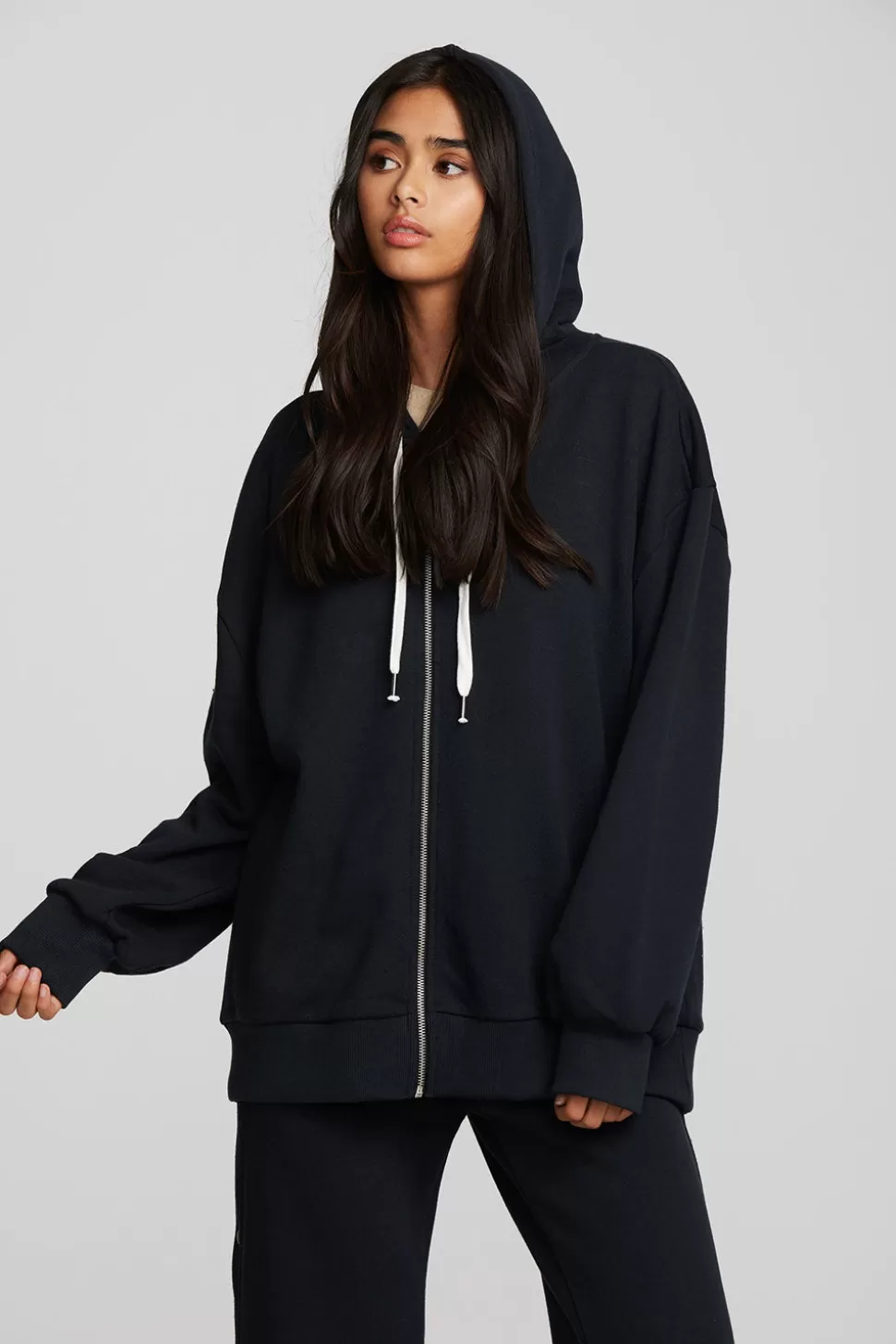 Chaser Brand Zuma Cotton Terry Zip Up Hoodie Flash Sale